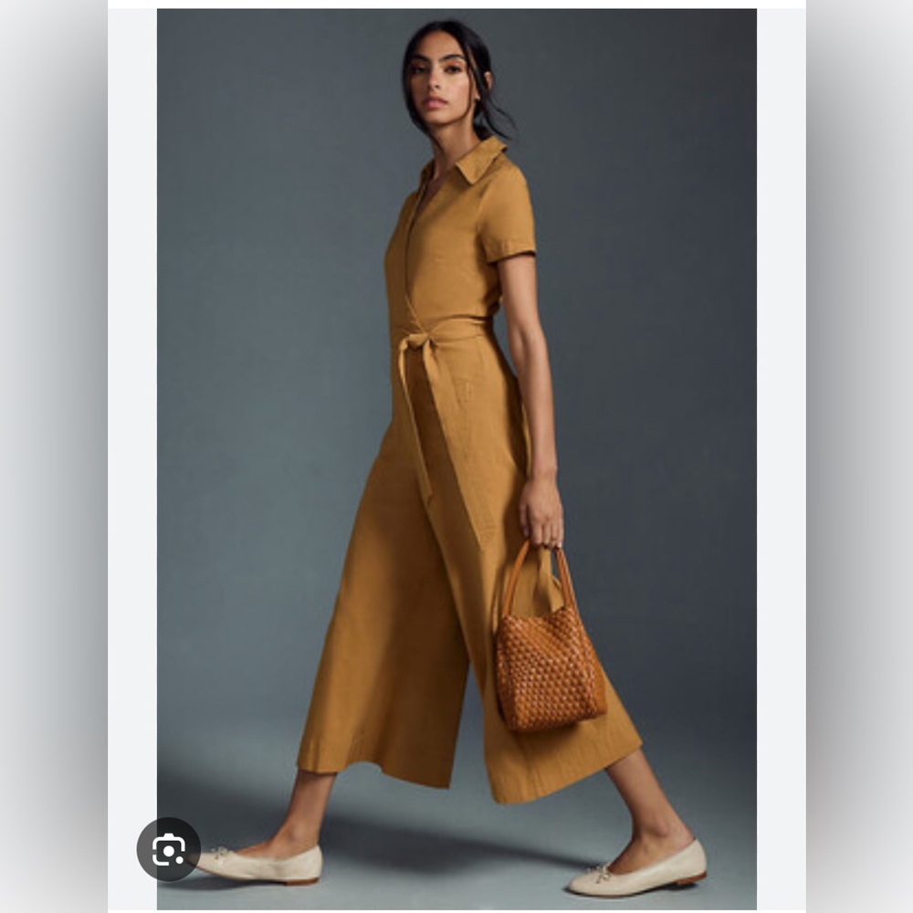 Maeve Colette Wrap Jumpsuit